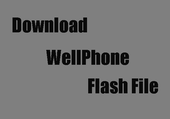 Wellphone Flash File