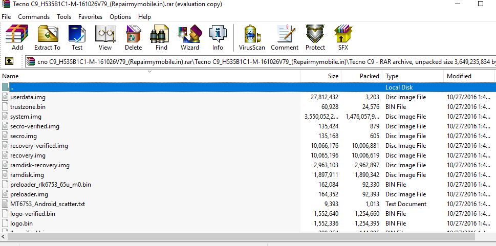 Tecno C9 Flash File (Stock ROM) - RepairMyMobile.co