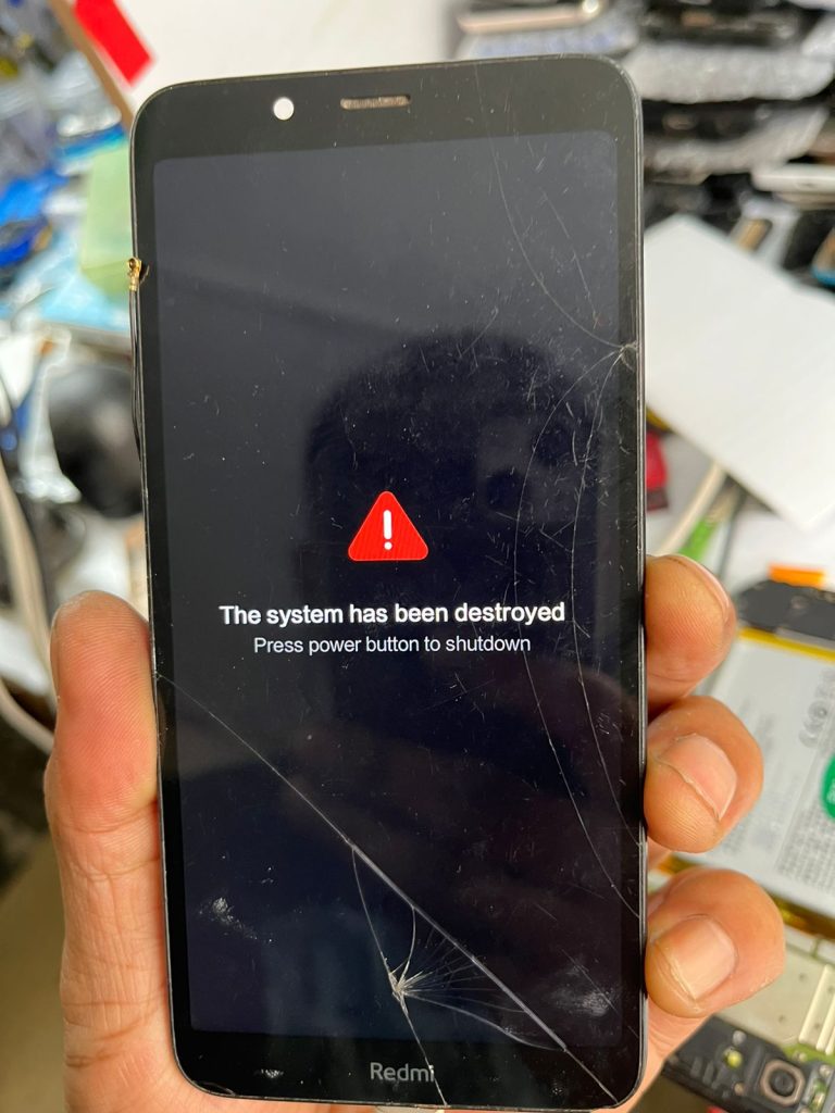 Xiaomi Error The system has been destroyed  RepairMyMobile.co